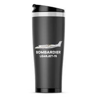 Thumbnail for The Bombardier Learjet 75 Designed Stainless Steel Travel Mugs