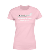 Thumbnail for The Bombardier Learjet 75 Designed Women T-Shirts