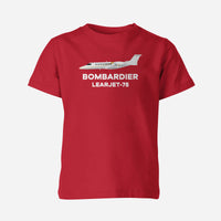 Thumbnail for The Bombardier Learjet 75 Designed Children T-Shirts