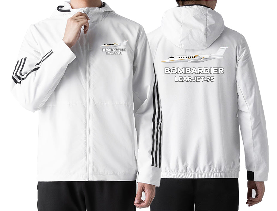The Bombardier Learjet 75 Designed Sport Style Jackets