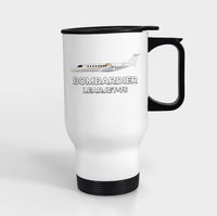 Thumbnail for The Bombardier Learjet 75 Designed Travel Mugs (With Holder)