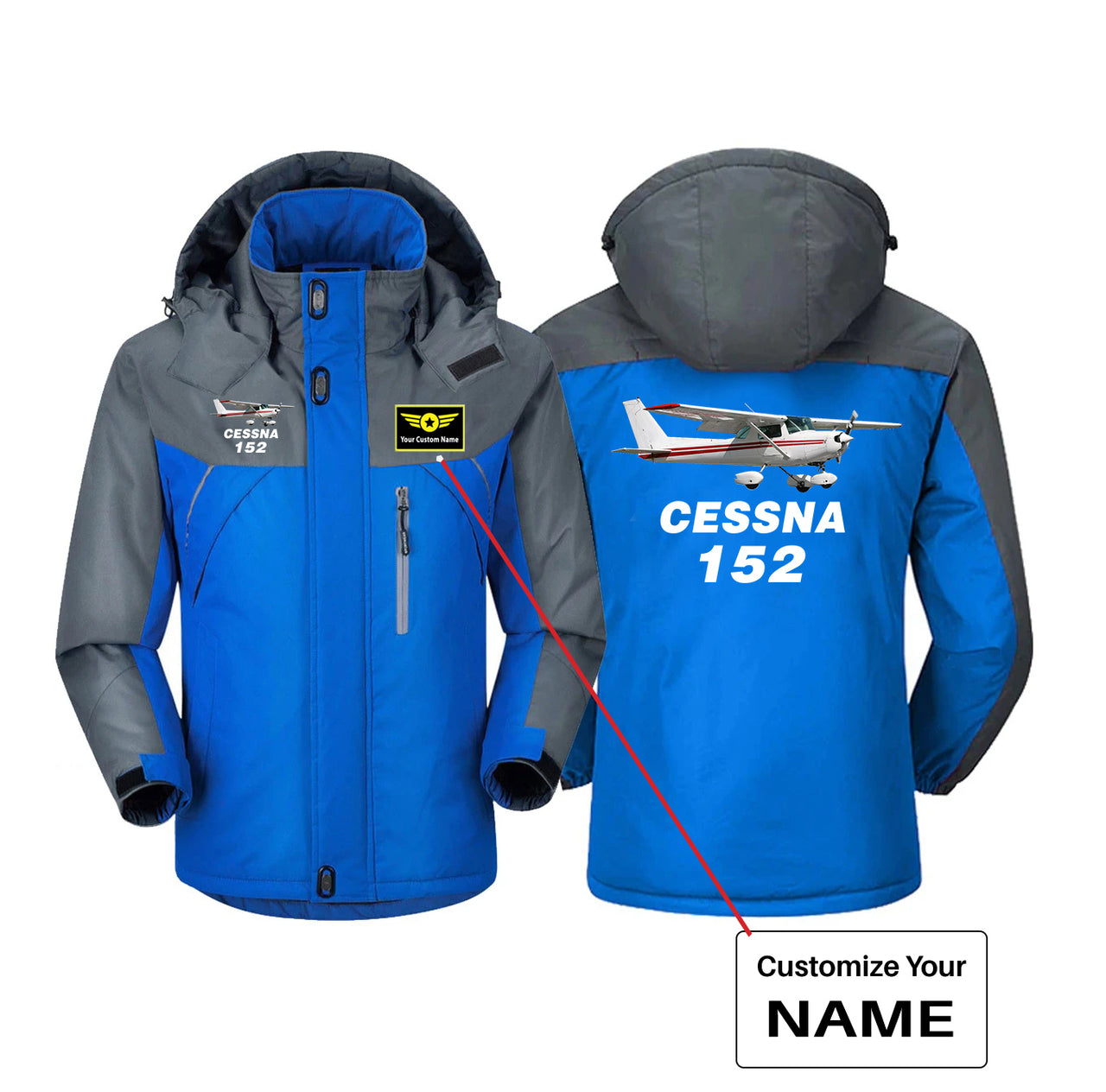 The Cessna 152 Designed Thick Winter Jackets