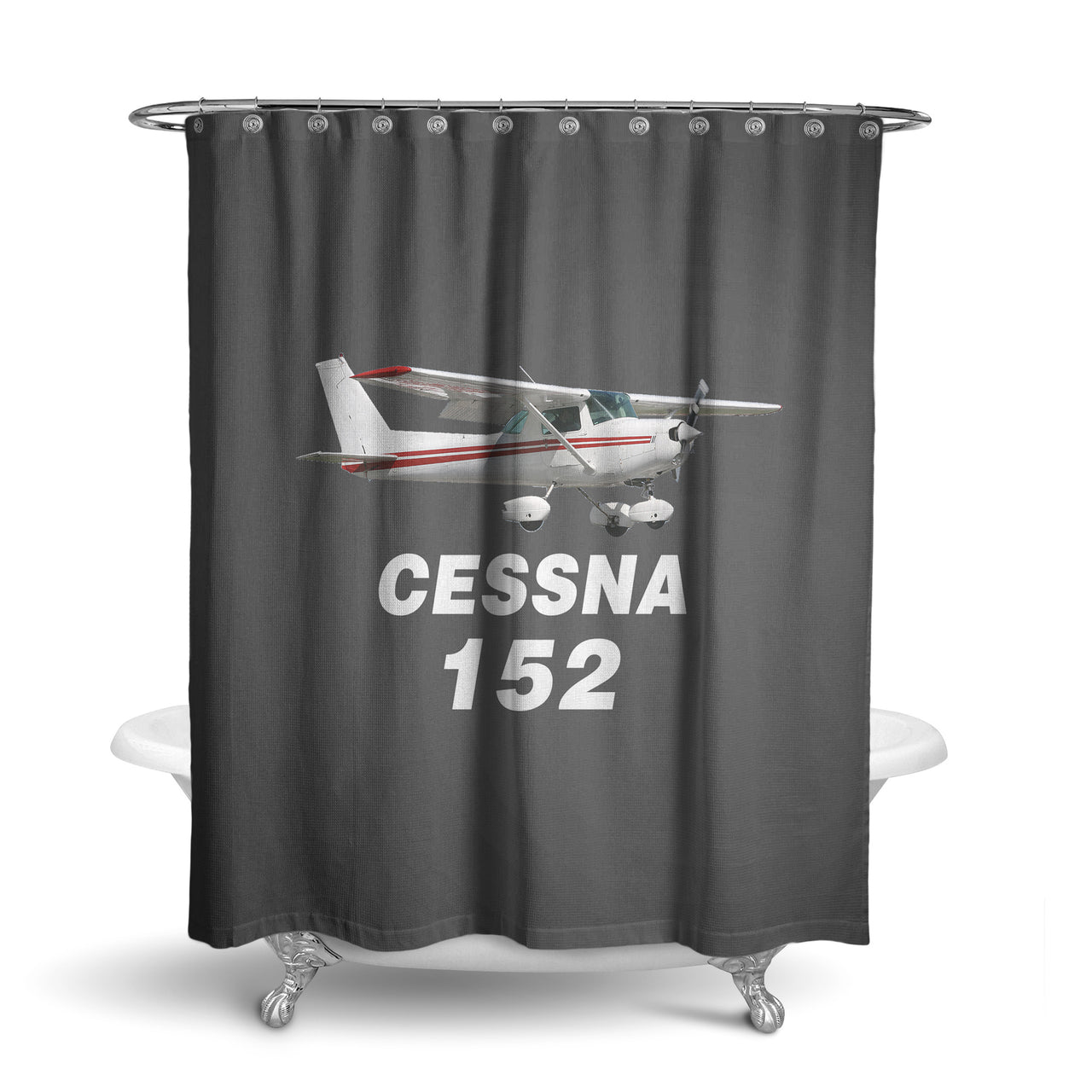 The Cessna 152 Designed Shower Curtains