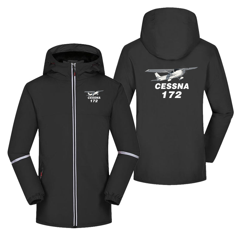 The Cessna 172 Designed Rain Coats & Jackets