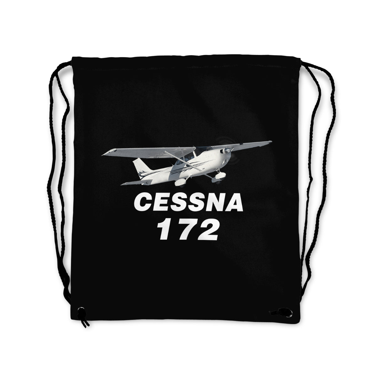 The Cessna 172 Designed Drawstring Bags
