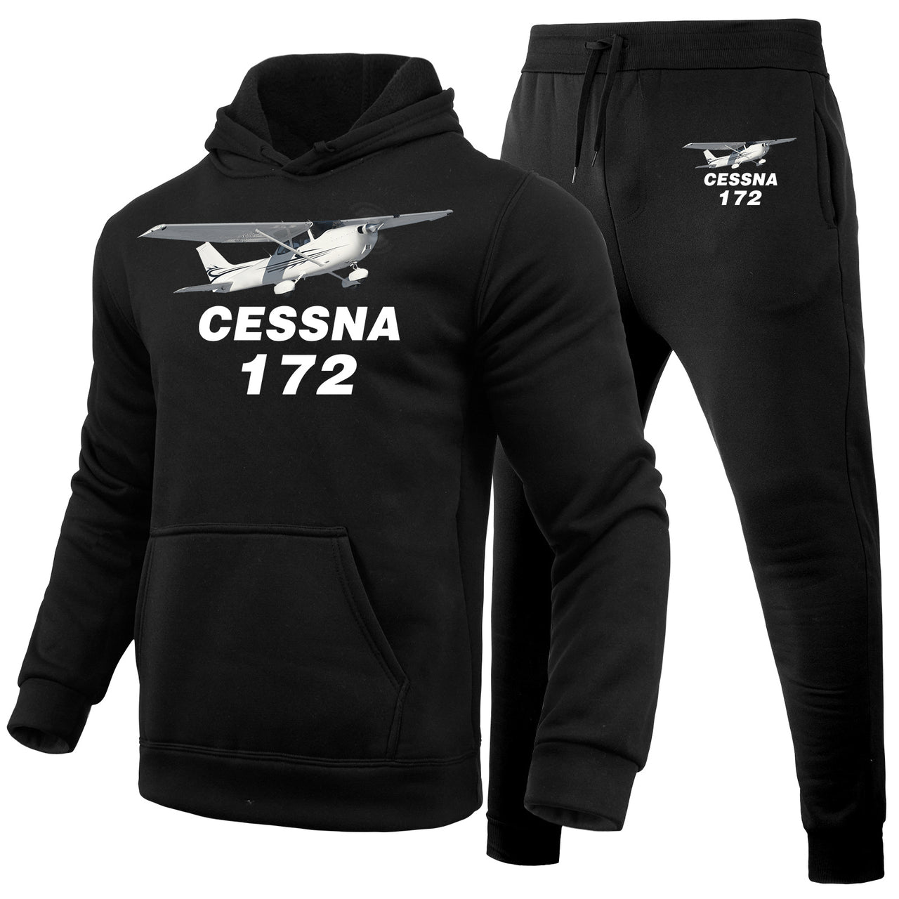 The Cessna 172 Designed Hoodies & Sweatpants Set
