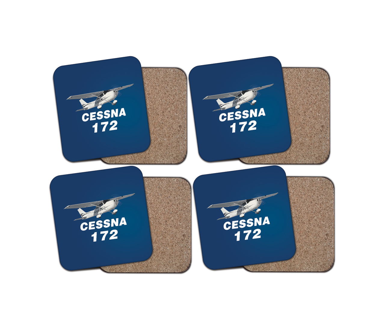 The Cessna 172 Designed Coasters