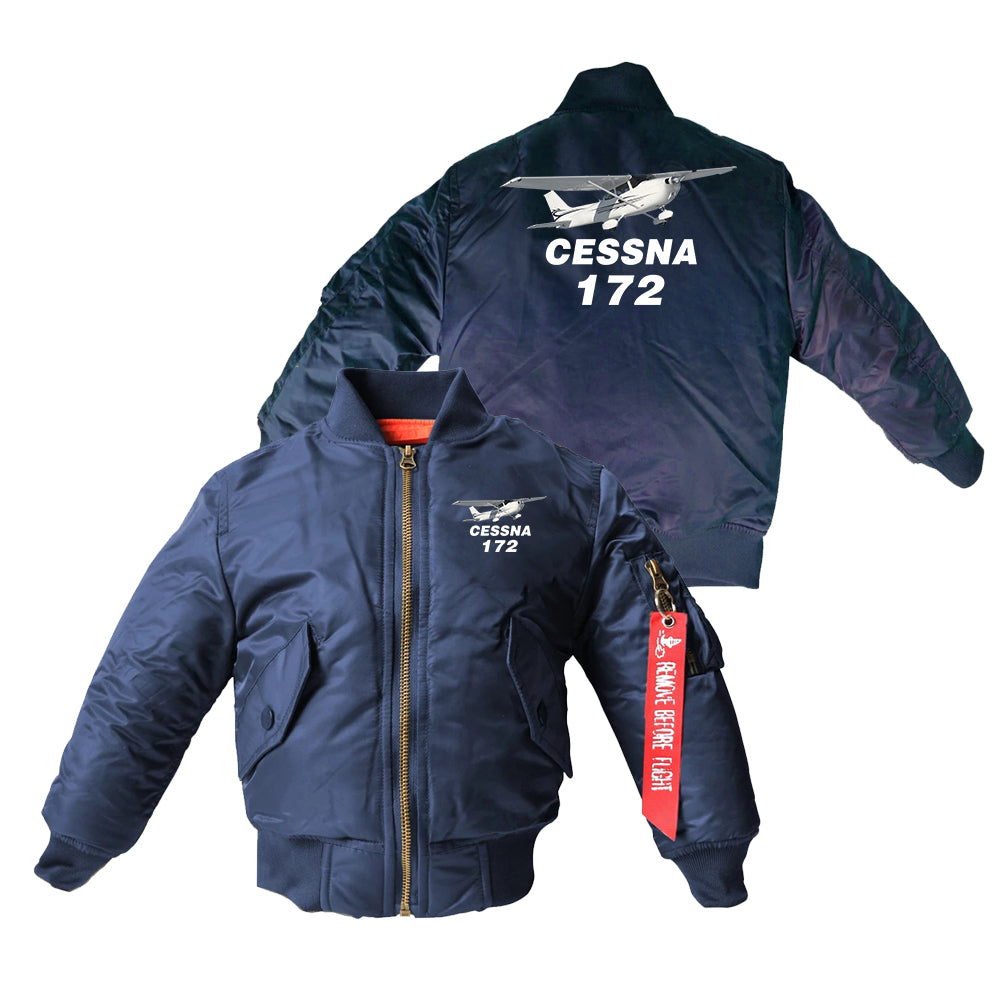 The Cessna 172 Designed Children Bomber Jackets