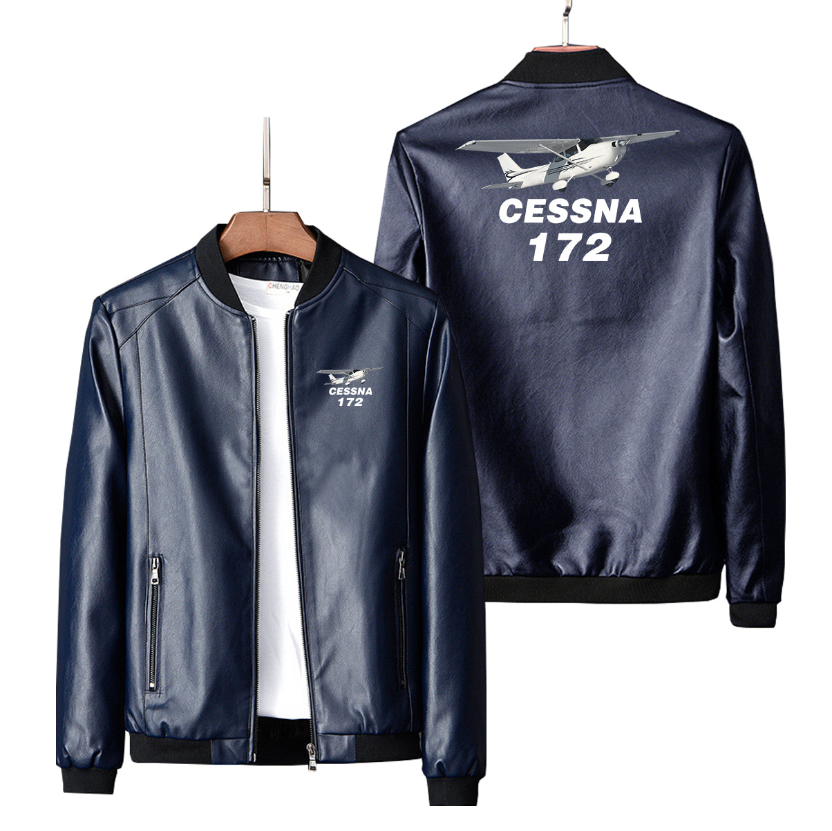 The Cessna 172 Designed PU Leather Jackets