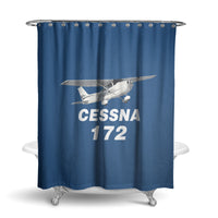 Thumbnail for The Cessna 172 Designed Shower Curtains
