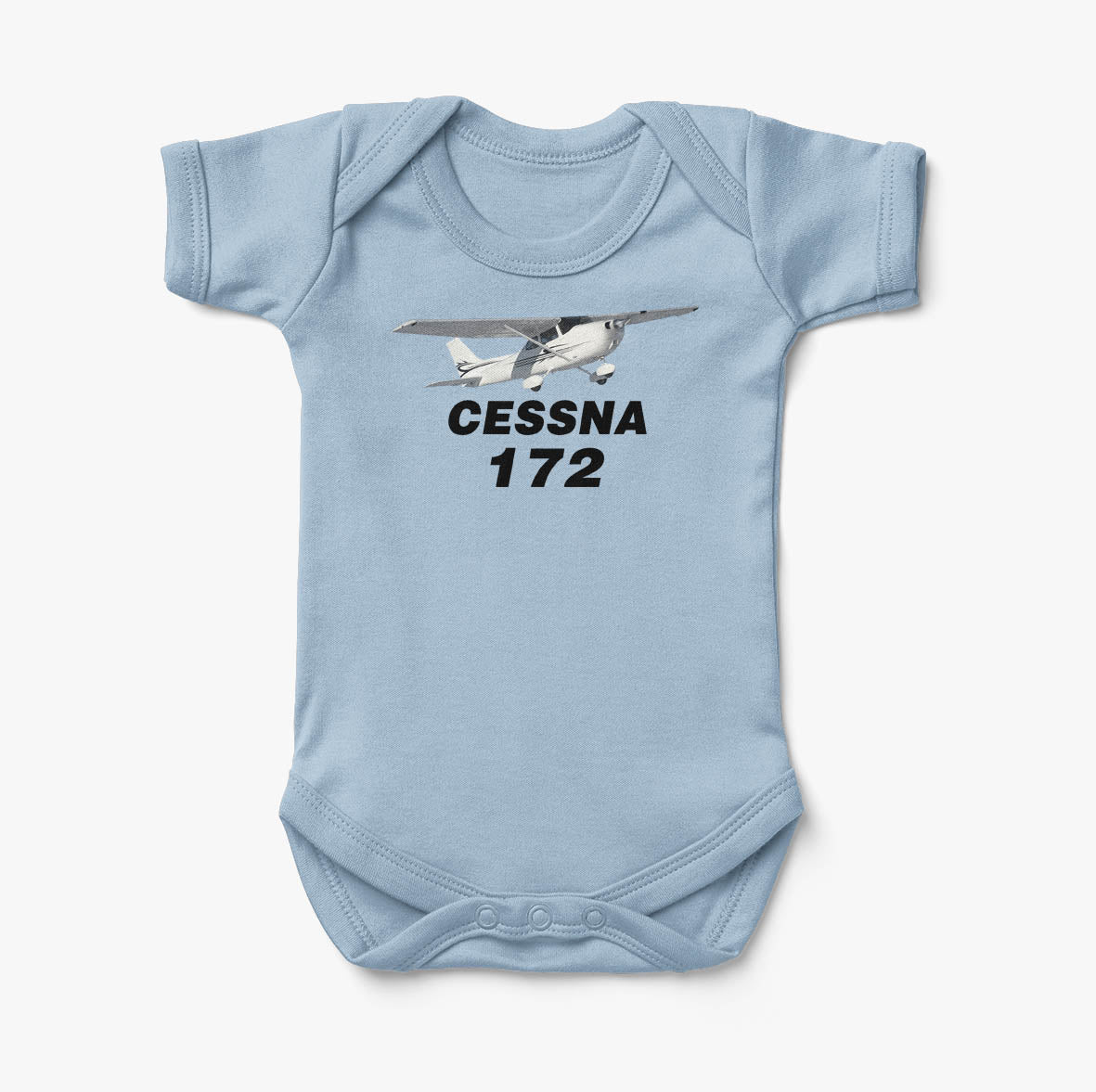 The Cessna 172 Designed Baby Bodysuits