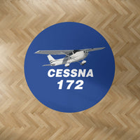 Thumbnail for The Cessna 172 Designed Carpet & Floor Mats (Round)