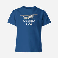 Thumbnail for The Cessna 172 Designed Children T-Shirts