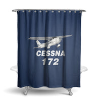 Thumbnail for The Cessna 172 Designed Shower Curtains