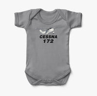 Thumbnail for The Cessna 172 Designed Baby Bodysuits