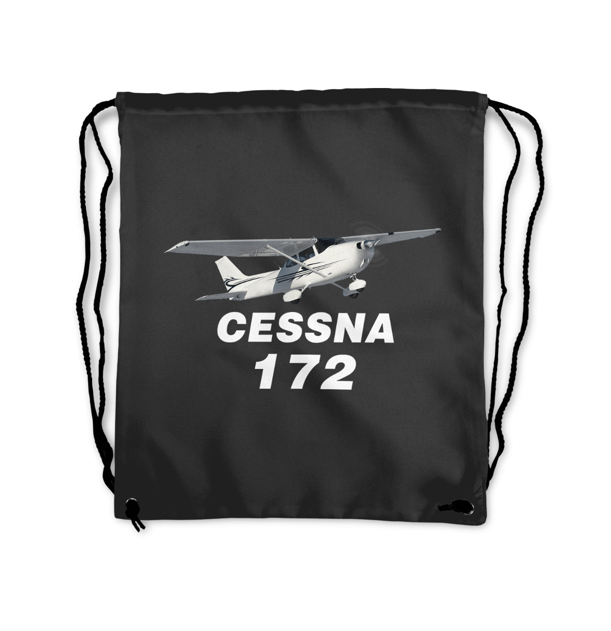 The Cessna 172 Designed Drawstring Bags