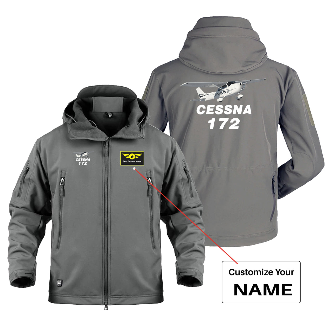 The Cessna 172 Designed Military Jackets (Customizable)