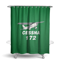 Thumbnail for The Cessna 172 Designed Shower Curtains
