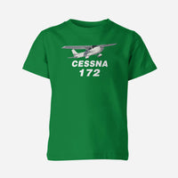 Thumbnail for The Cessna 172 Designed Children T-Shirts