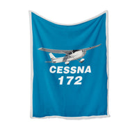 Thumbnail for The Cessna 172 Designed Bed Blankets & Covers