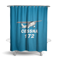 Thumbnail for The Cessna 172 Designed Shower Curtains
