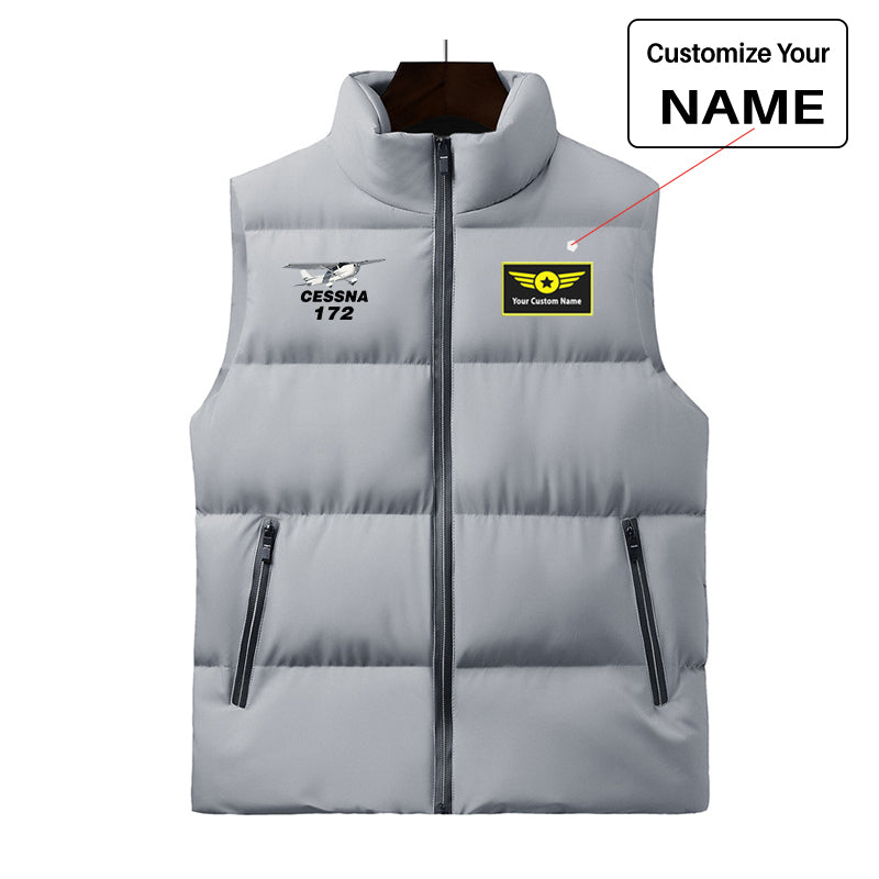 The Cessna 172 Designed Puffy Vests