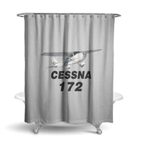 Thumbnail for The Cessna 172 Designed Shower Curtains