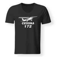 Thumbnail for The Cessna 172 Designed V-Neck T-Shirts