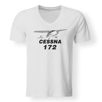 Thumbnail for The Cessna 172 Designed V-Neck T-Shirts