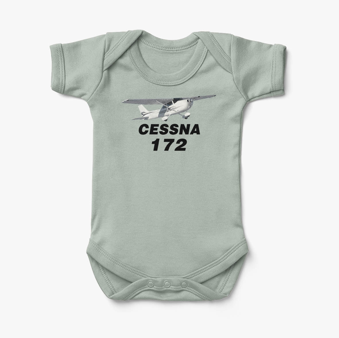 The Cessna 172 Designed Baby Bodysuits