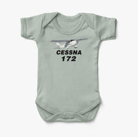 Thumbnail for The Cessna 172 Designed Baby Bodysuits