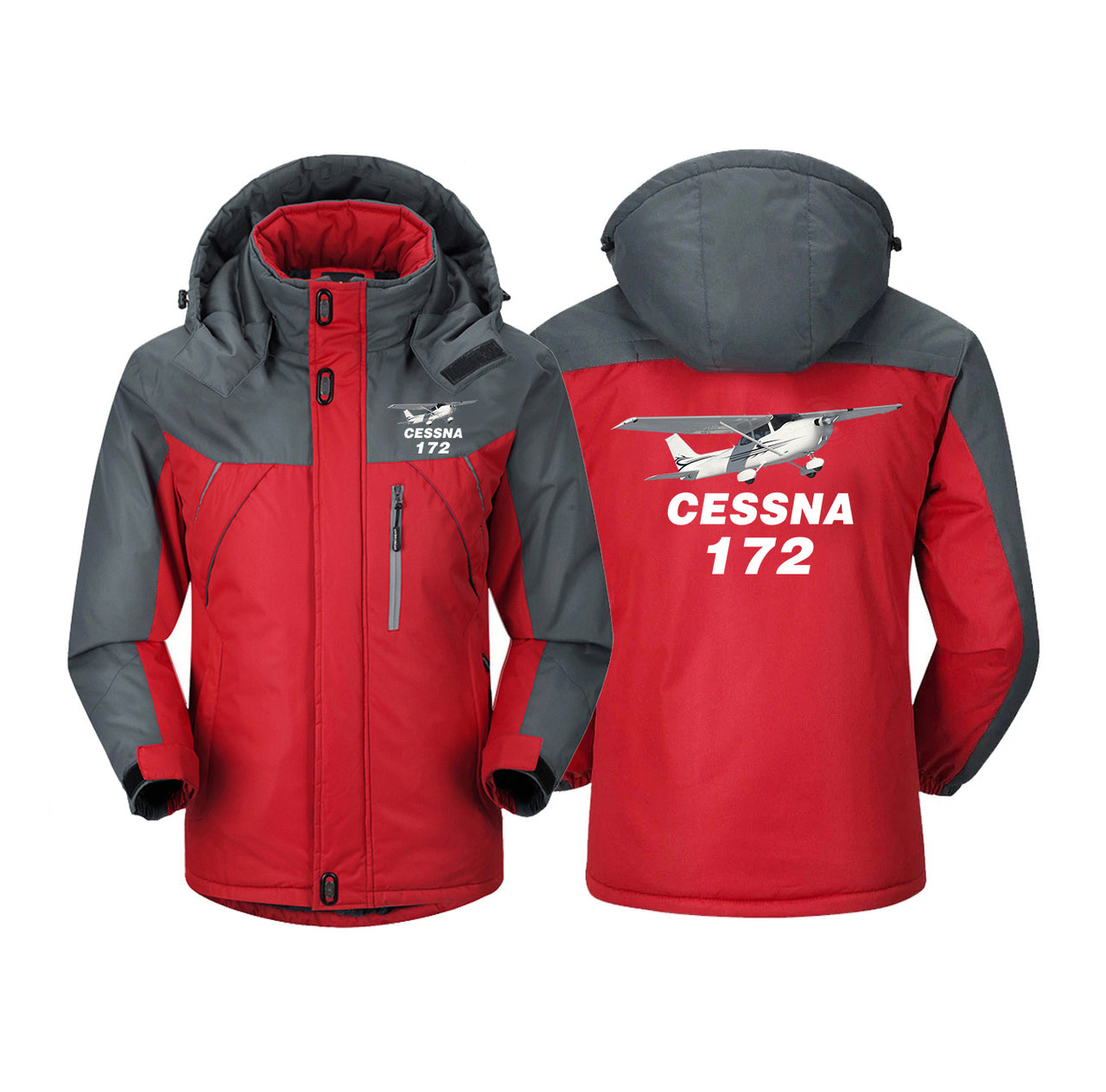 The Cessna 172 Designed Thick Winter Jackets