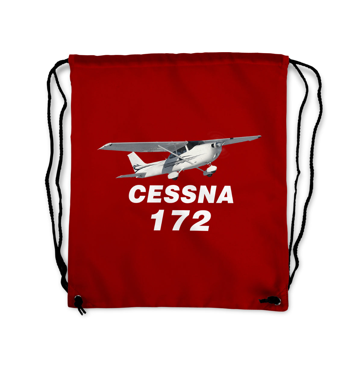 The Cessna 172 Designed Drawstring Bags