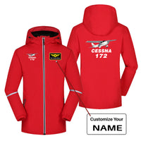 Thumbnail for The Cessna 172 Designed Rain Coats & Jackets