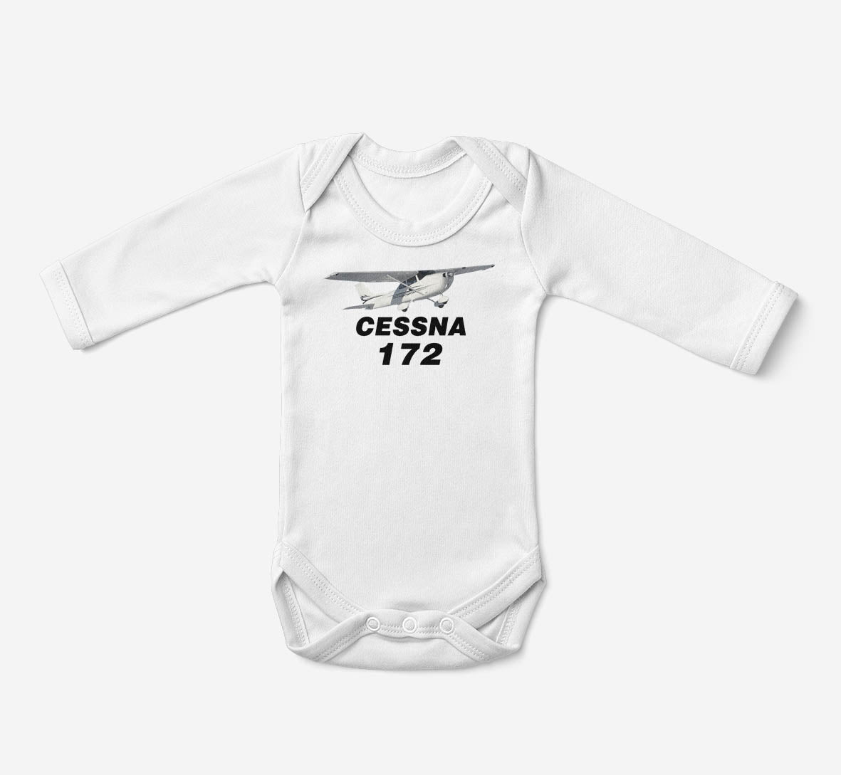 The Cessna 172 Designed Baby Bodysuits