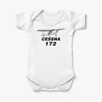 Thumbnail for The Cessna 172 Designed Baby Bodysuits