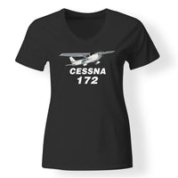 Thumbnail for The Cessna 172 Designed V-Neck T-Shirts