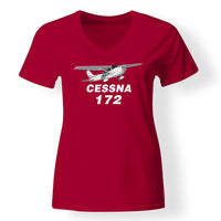 Thumbnail for The Cessna 172 Designed V-Neck T-Shirts