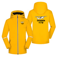 Thumbnail for The Cessna 172 Designed Rain Coats & Jackets