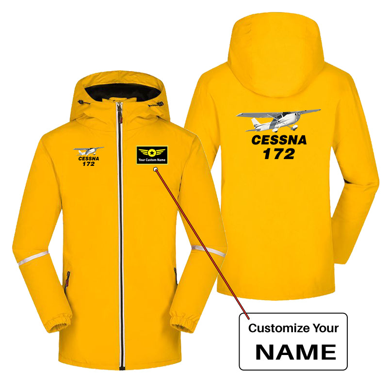 The Cessna 172 Designed Rain Coats & Jackets
