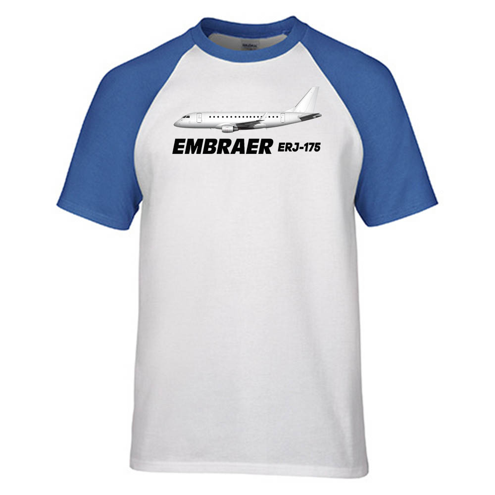 The Embraer ERJ-175 Designed Raglan T-Shirts
