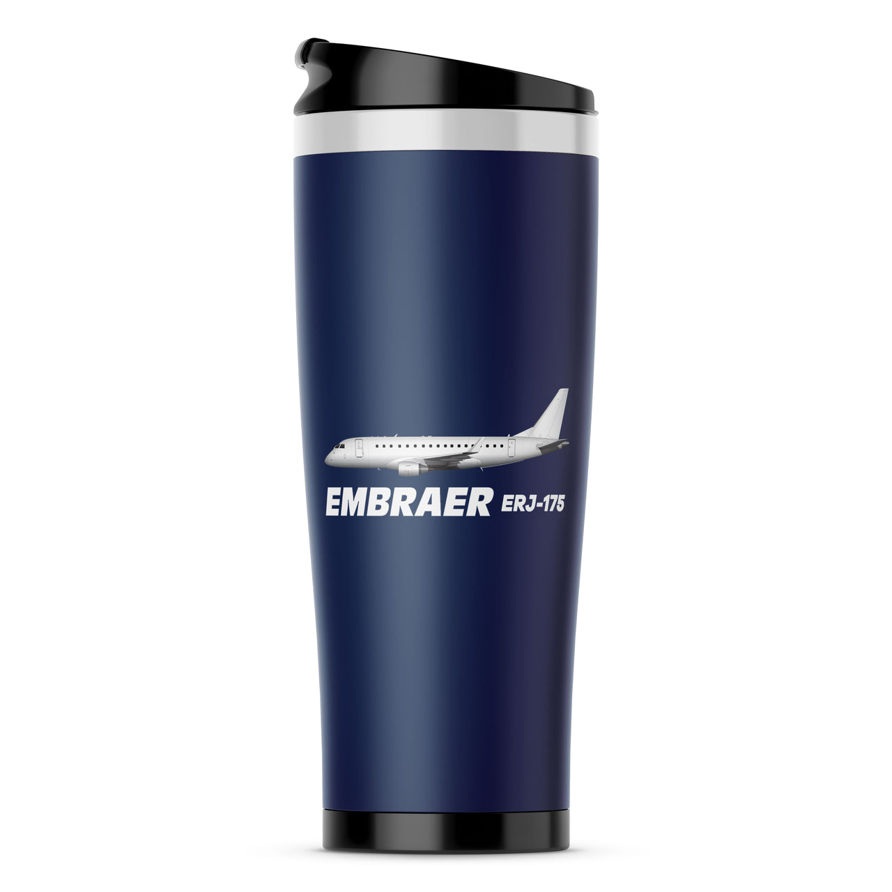 The Embraer ERJ-175 Designed Stainless Steel Travel Mugs