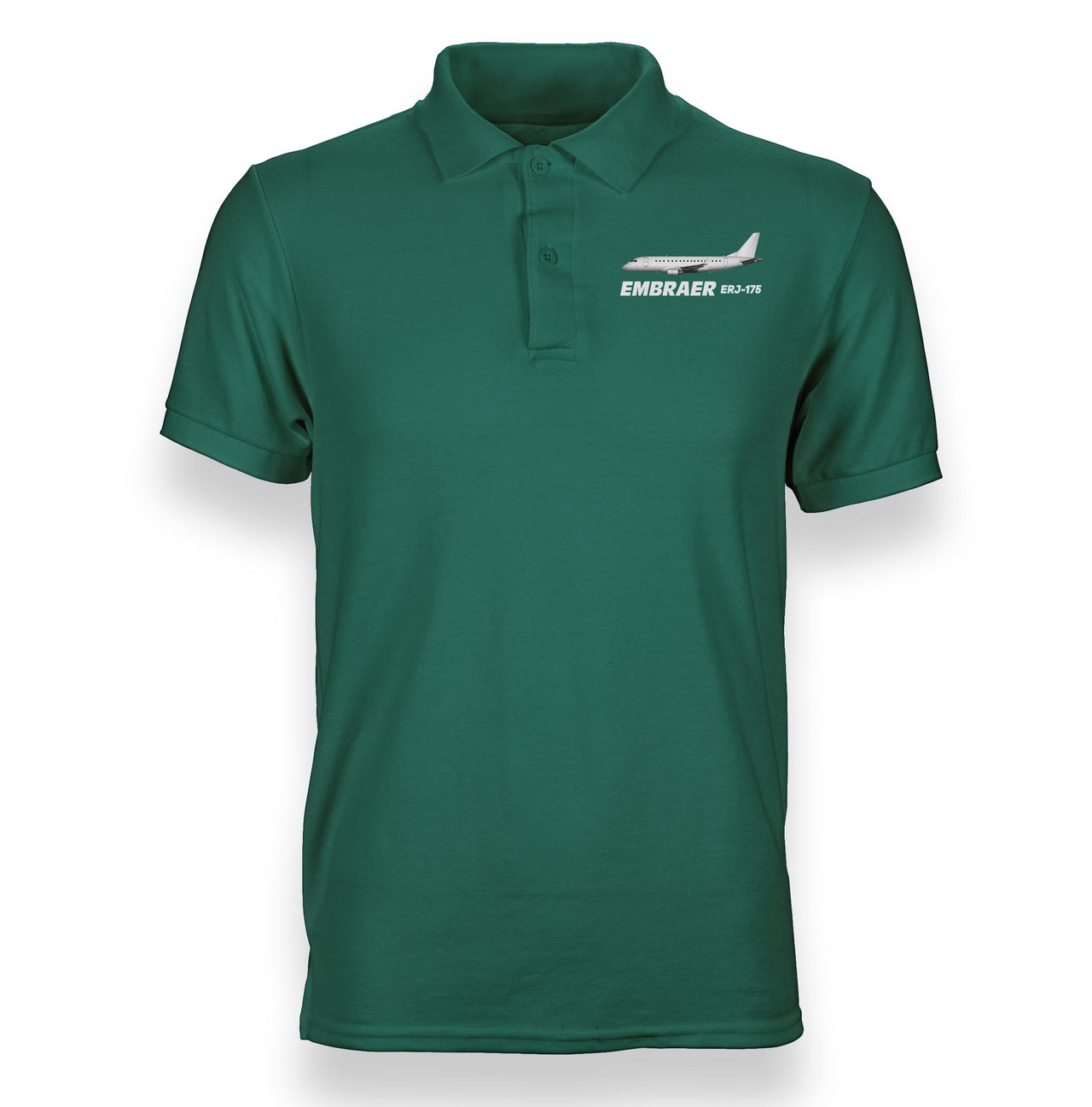 The Embraer ERJ-175 Designed Polo T-Shirts