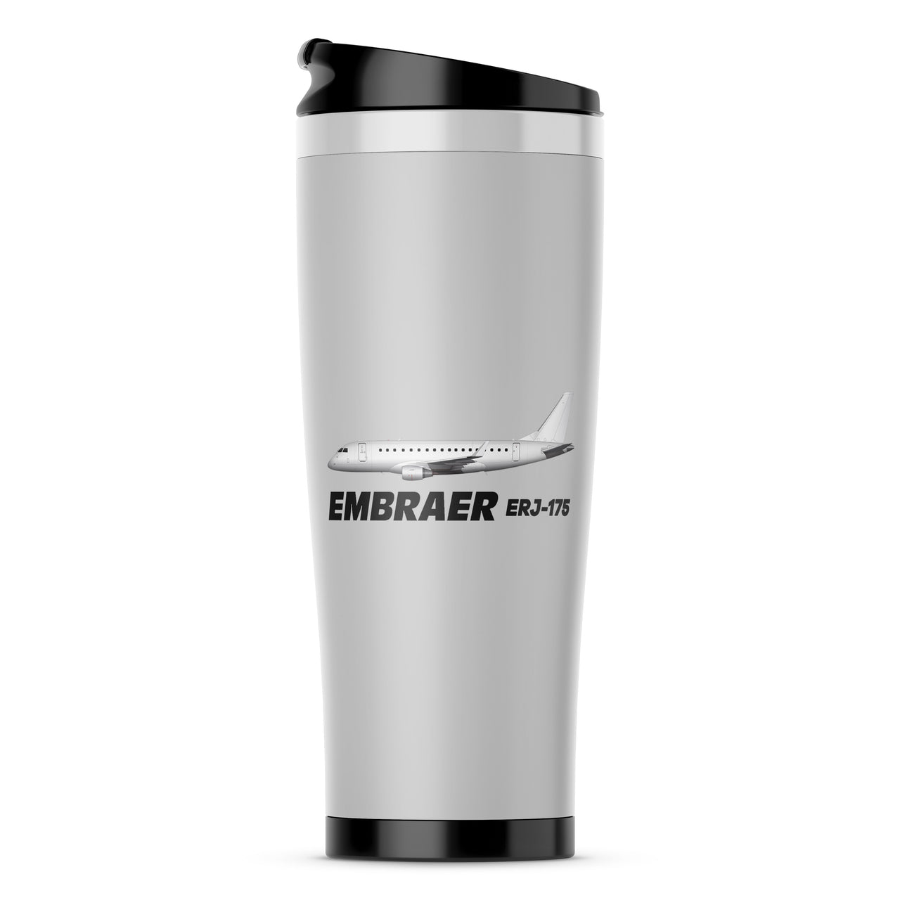 The Embraer ERJ-175 Designed Stainless Steel Travel Mugs