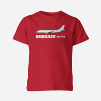 Thumbnail for The Embraer ERJ-175 Designed Children T-Shirts