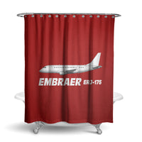 Thumbnail for The Embraer ERJ-175 Designed Shower Curtains