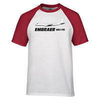 Thumbnail for The Embraer ERJ-175 Designed Raglan T-Shirts