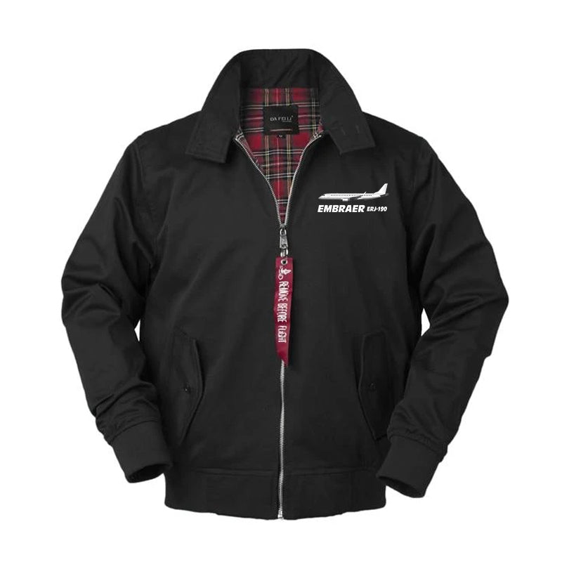 The Embraer ERJ-190 Designed Vintage Style Jackets