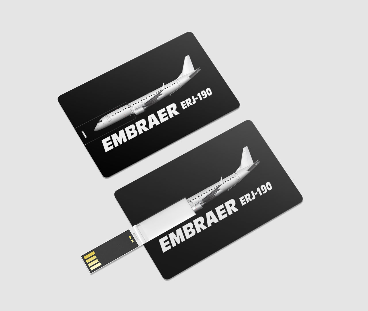 The Embraer ERJ-190 Designed USB Cards