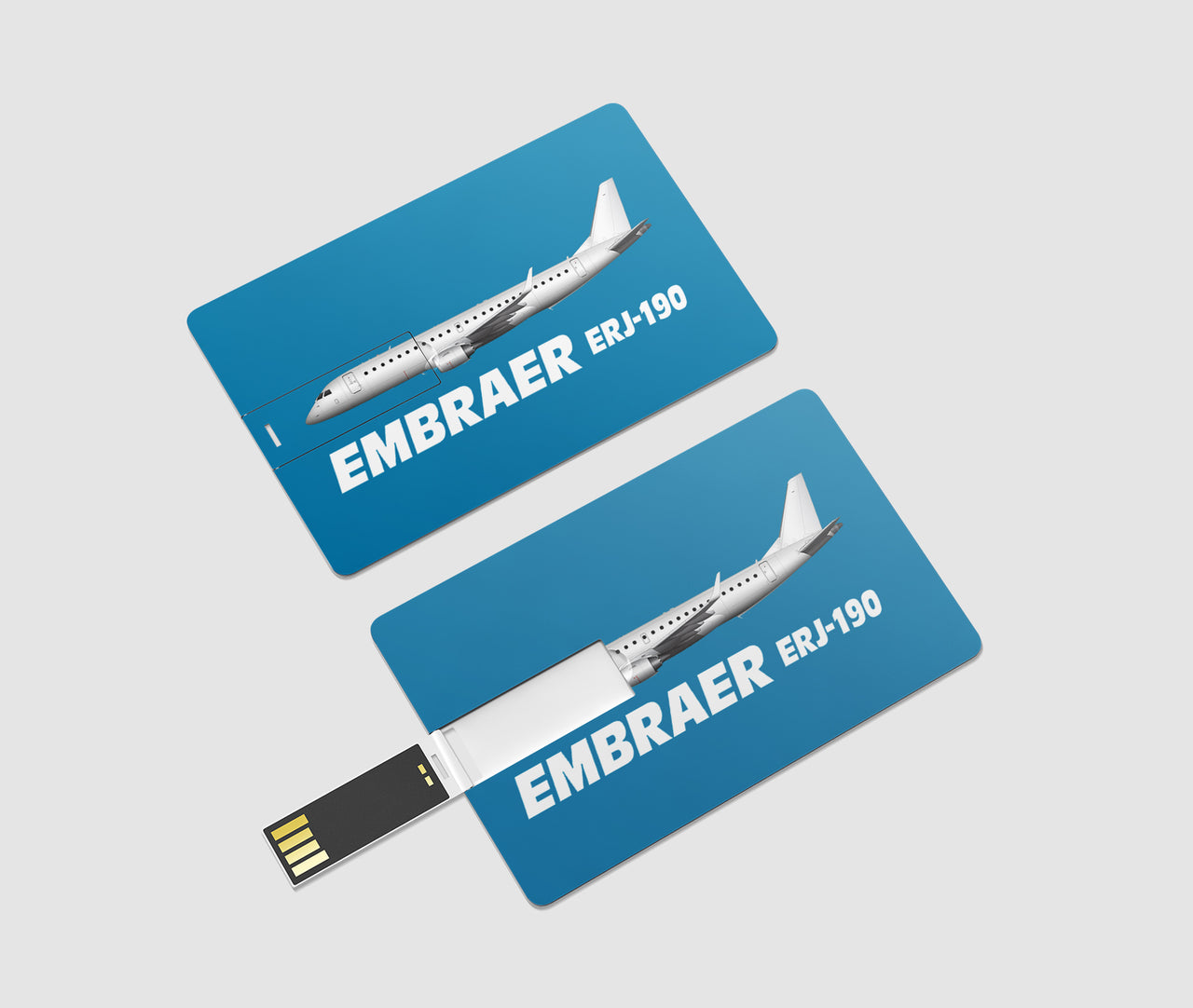 The Embraer ERJ-190 Designed USB Cards